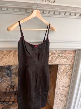 Karen Millen Little Black Dress with Panels and Stitching
